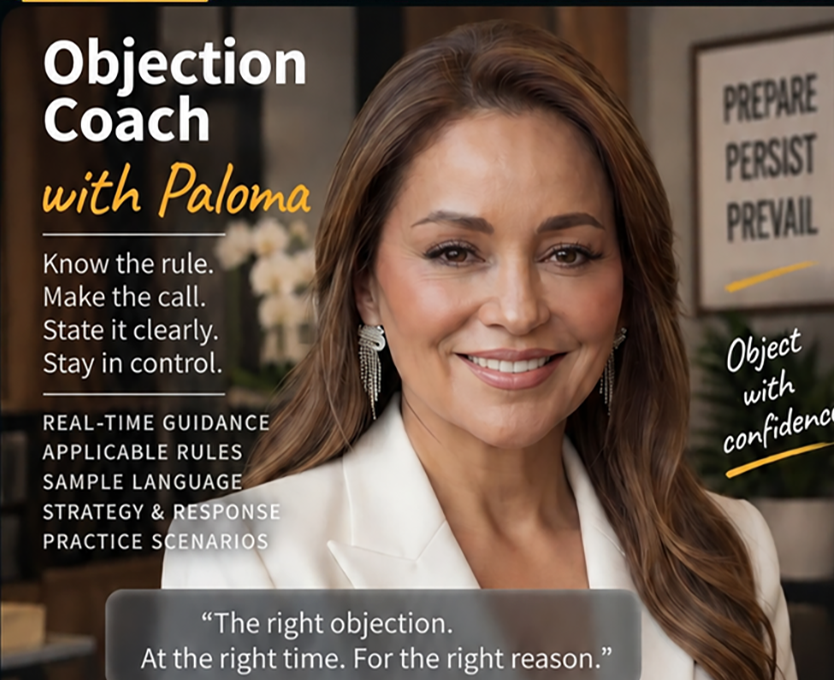 Objection Coach with Paloma